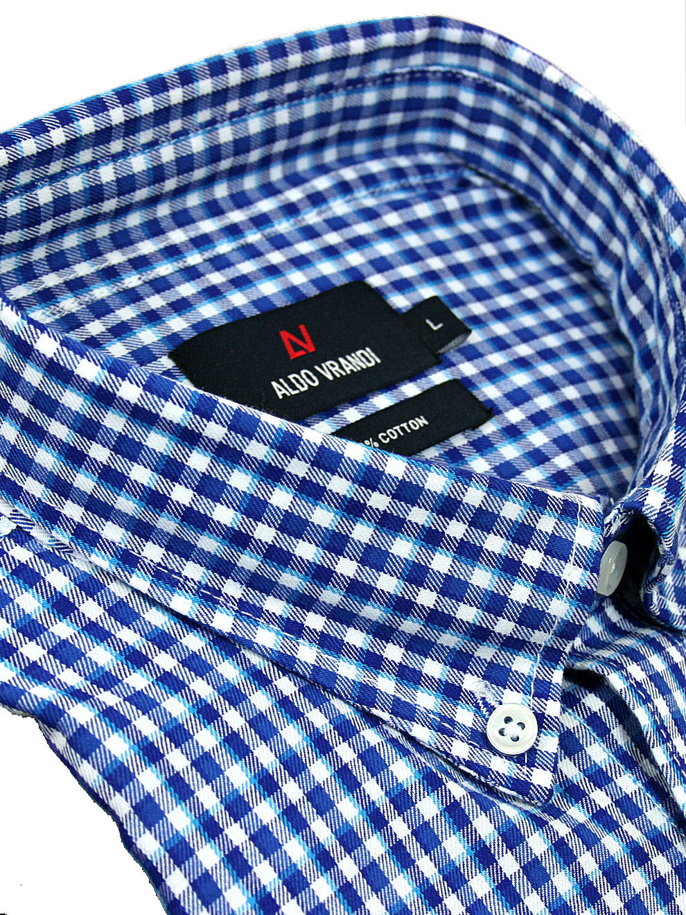 

koszula Aldo Vrandi długi rękaw bawełna 100%