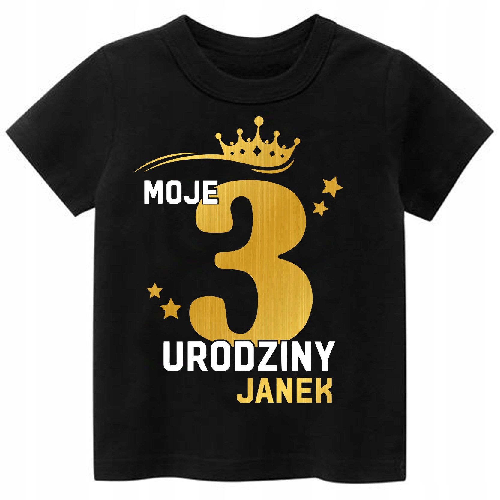 

Koszulka Urodziny Moje 3 Urodziny Imię r.98