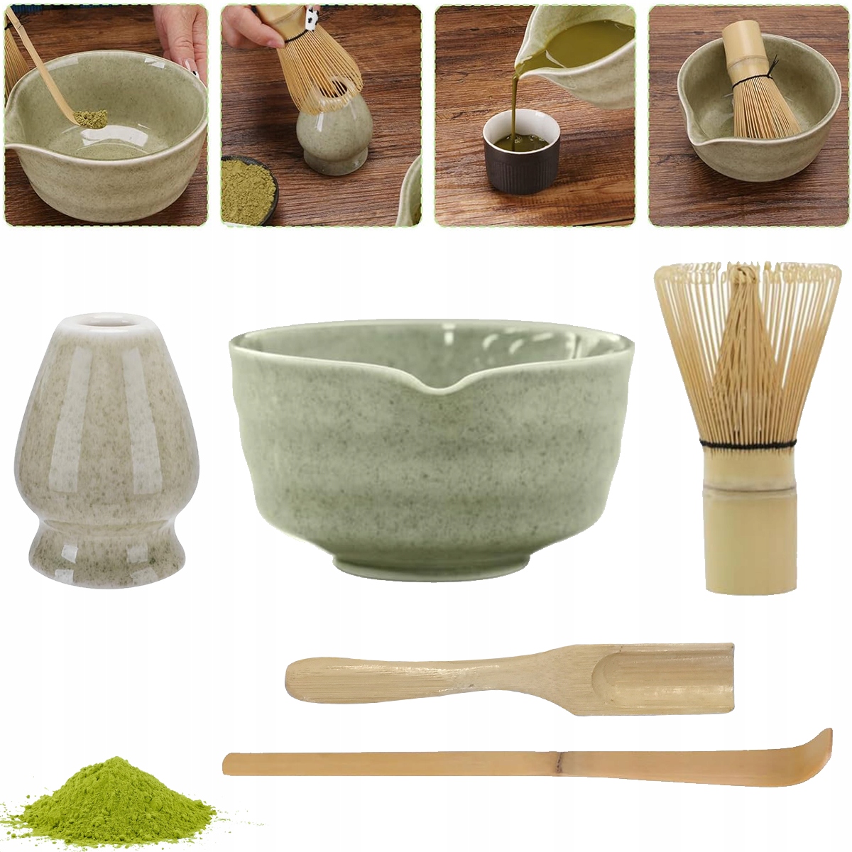 Levně Metla Na Matchu, Japonský Čajový Set, Sada Metliček Na Matchu