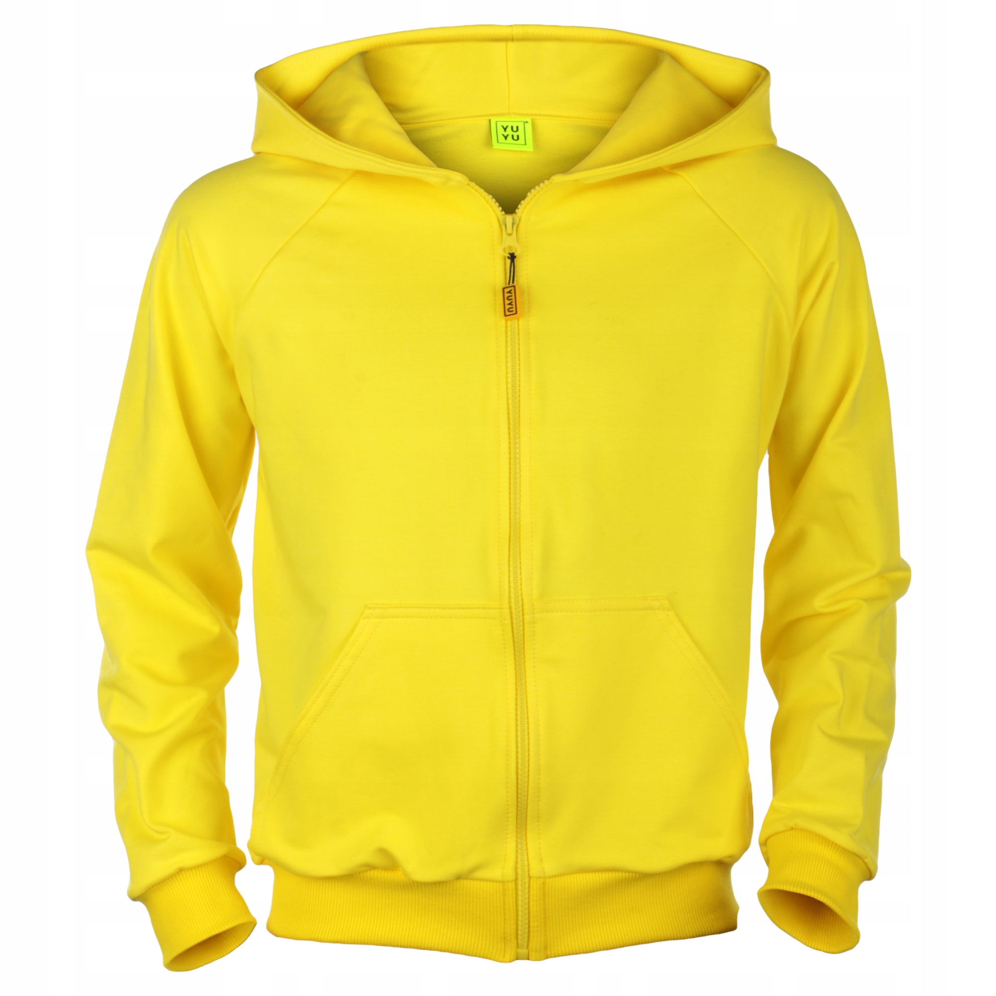

Bluza Z Kapturem Żółta + Zamek XXXL