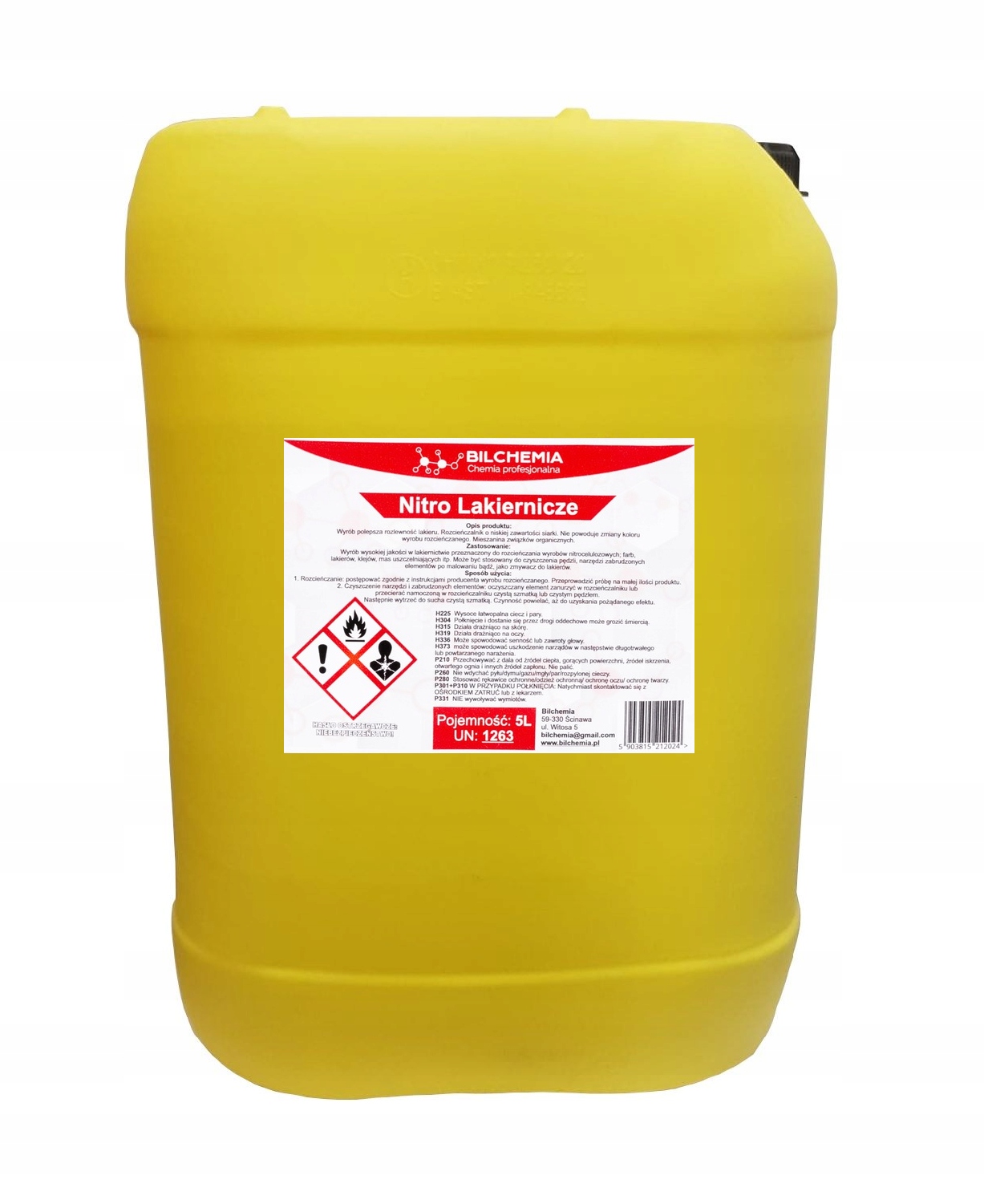 

Rozpuszczalnik Nitro Lakiernicze 20l