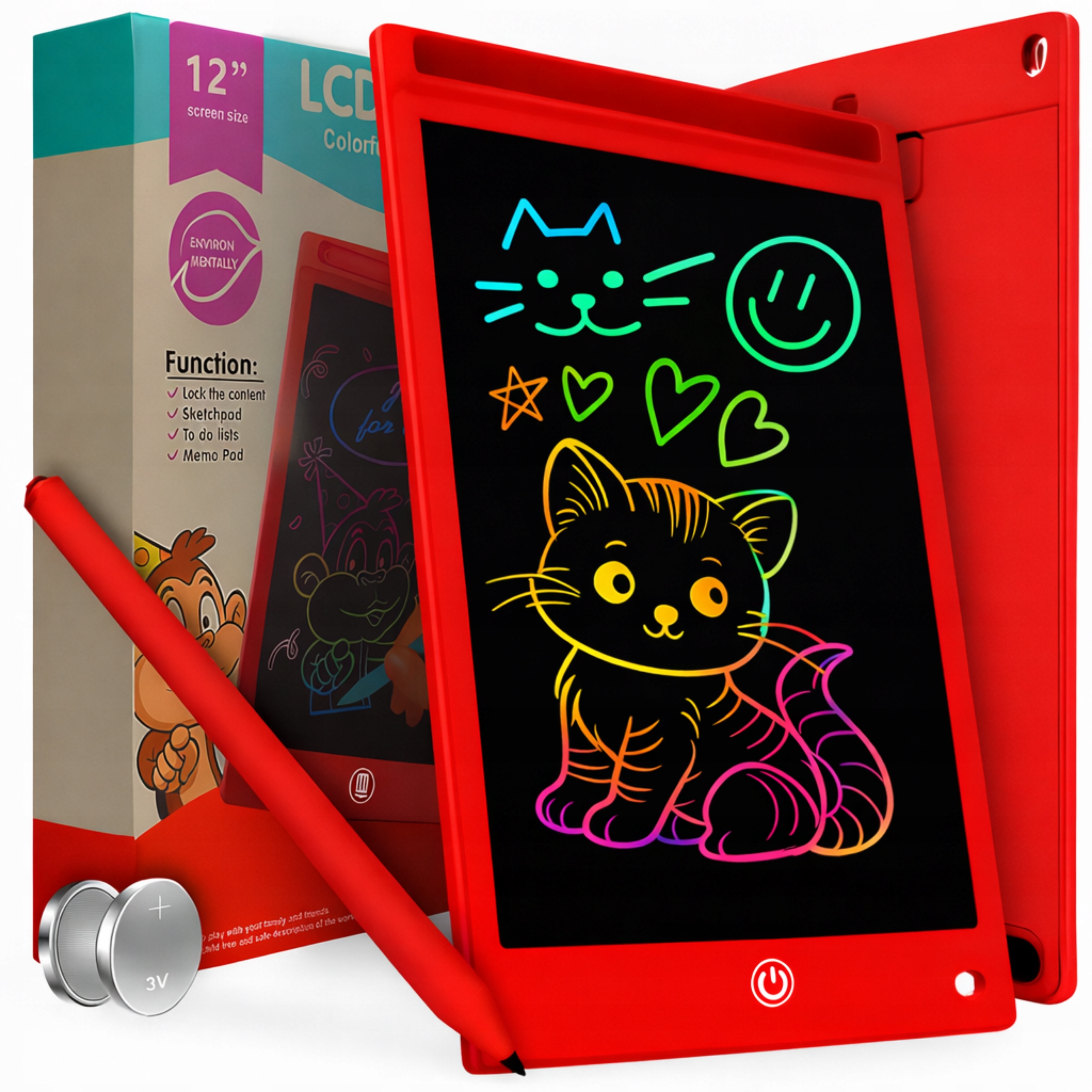 Tablet graficzny LCD 12 cali z baterią