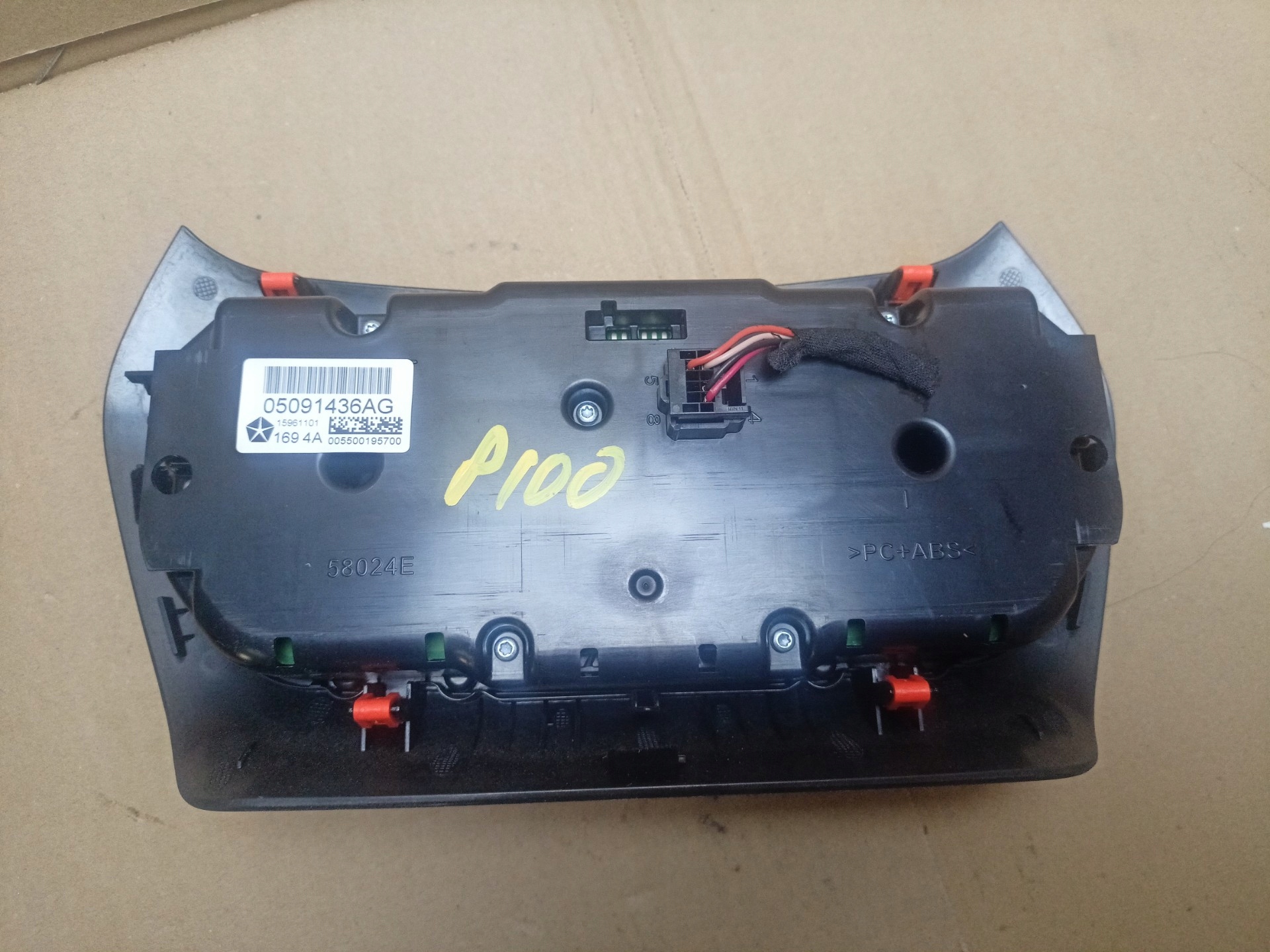 vezérlö panel a klímának Jeep Cherokee 5 2014 05091436AG