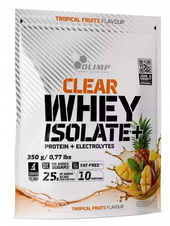 Olimp Clear Whey Isolate+ 350 g Tropické ovoce Proteinový Izolát