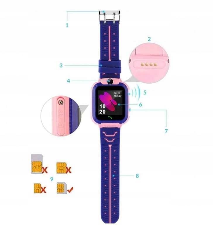 SMARTWATCH Zegarek dla dziecka SIM PL LOKALIZATOR Marka Smart-Trend