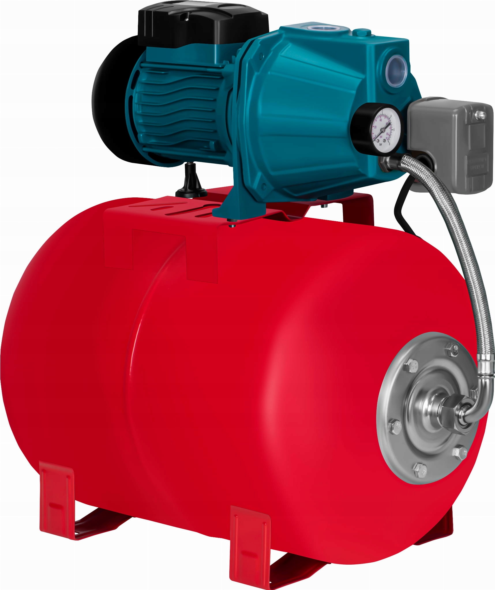 Elektrický Hydrofor Na Vodu Čerpadlo 50 L 1200 W 3600 L/h Kraft&dele KD5232