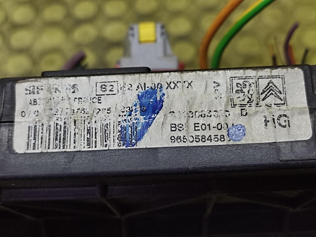 PEUGEOT PARTNER Module Boîte BSI 9650584580