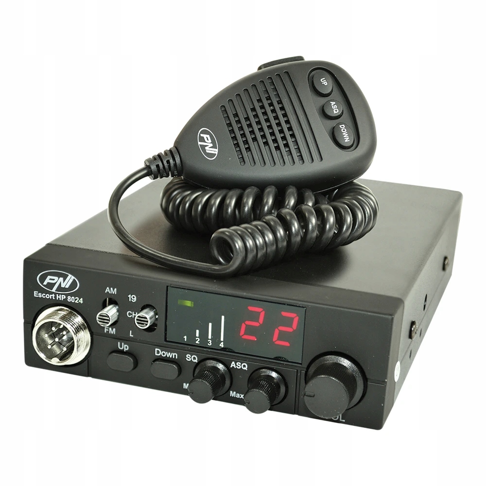 Cb Pni Escort Balík rádiových staníc Hp 8024, 12V-24V Asq Cb Pni S75 anté