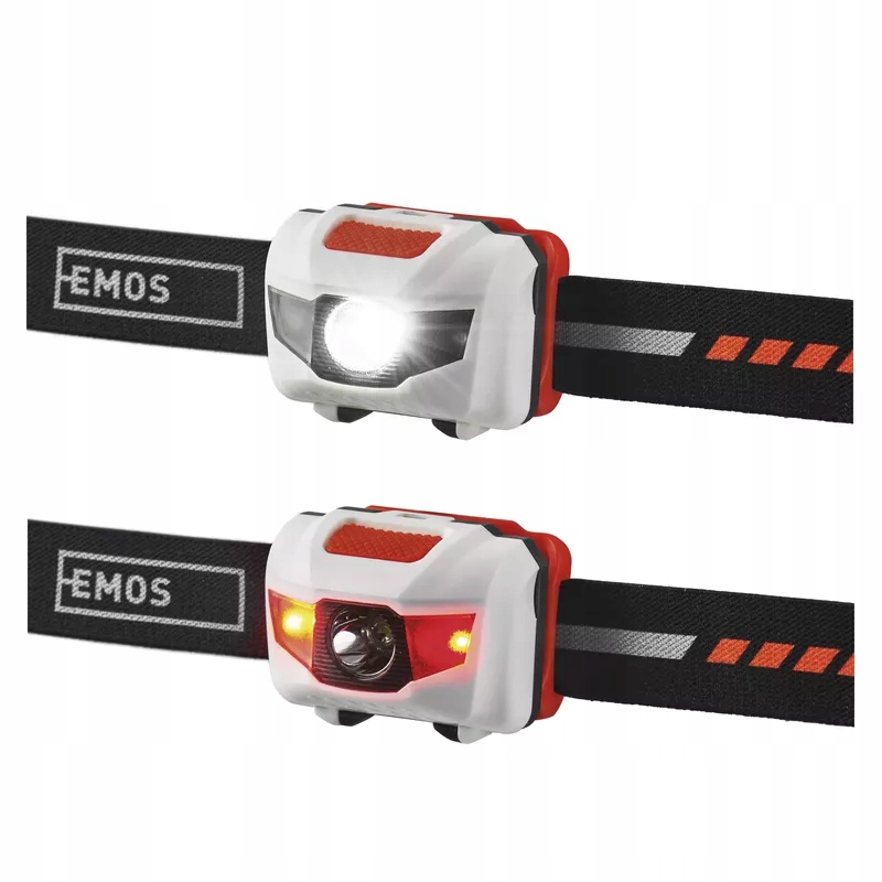 

Latarka czołowa 2+1 Led 1W, 60 lm 3× Aaa P352