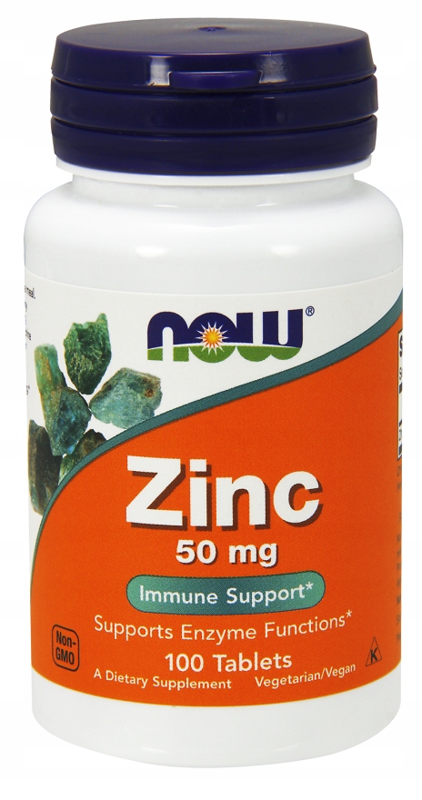 

Now Foods Zinc Gluconate 50MG 100T Cynk Odporność