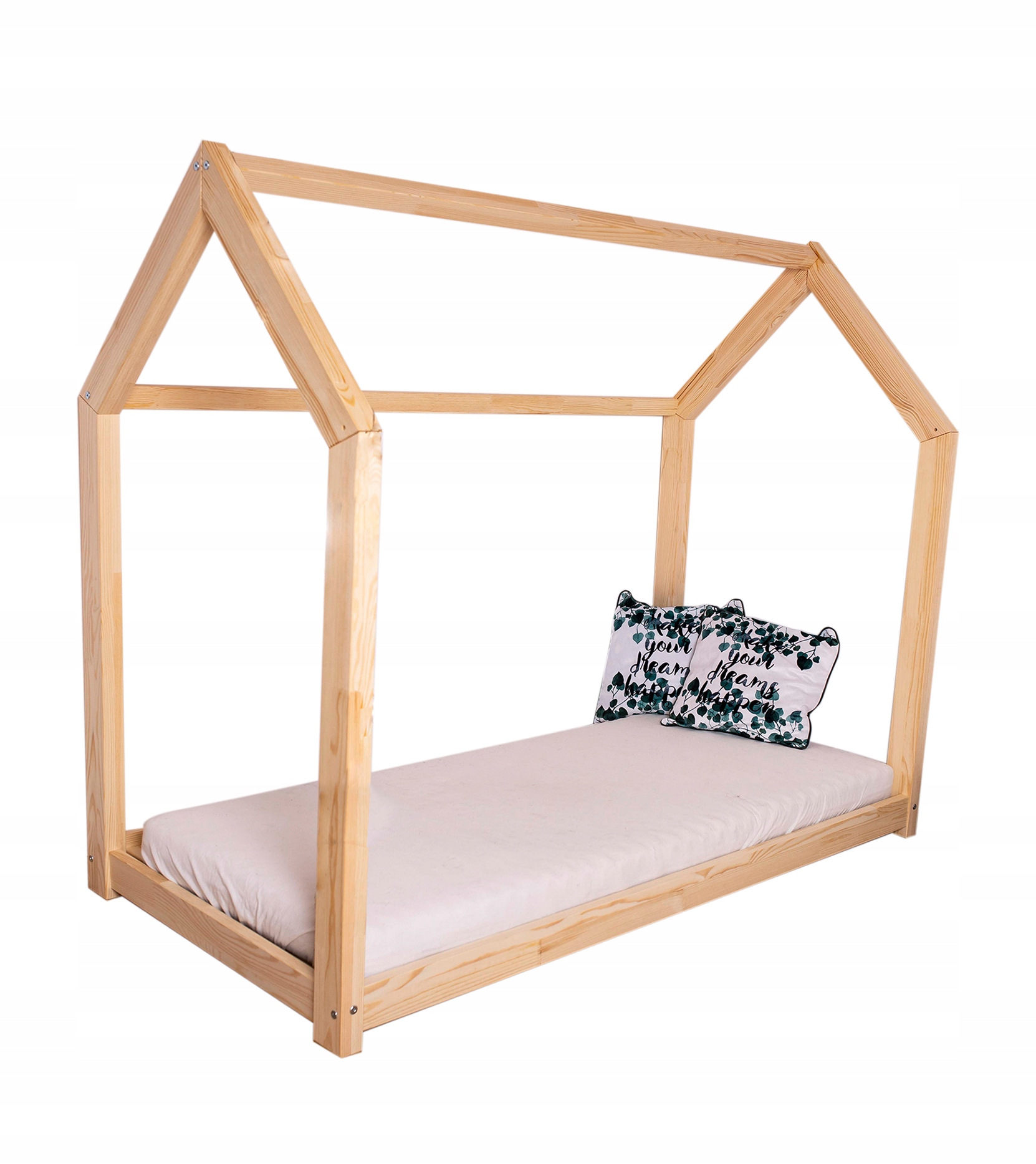 

Łóżko domek Star 100% Drewno 180x80 Stelaż Flex
