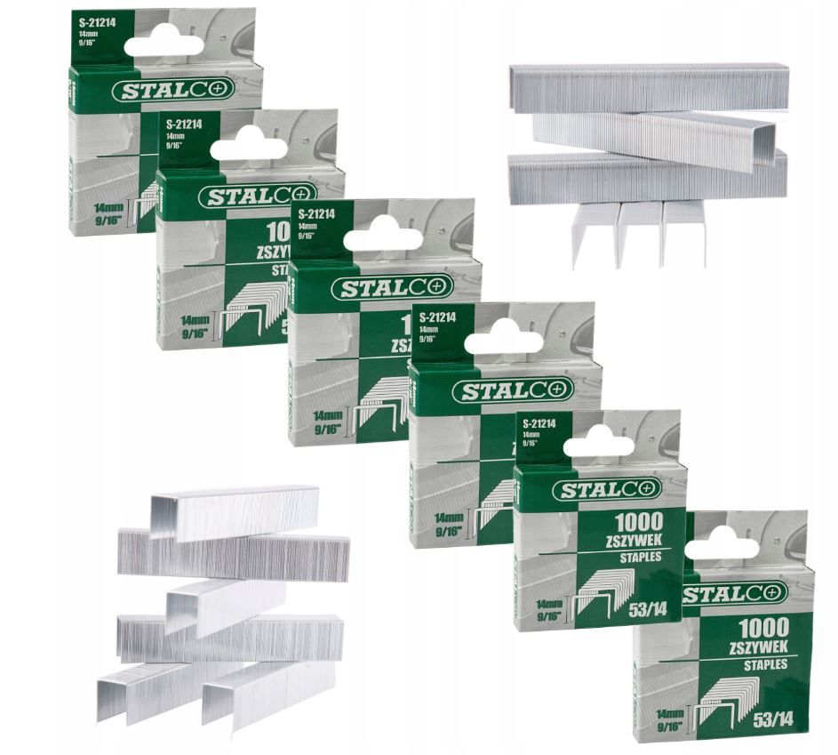

Zszywki Stalowe 10 opakowań Zszywacz 12mm 10000SZT