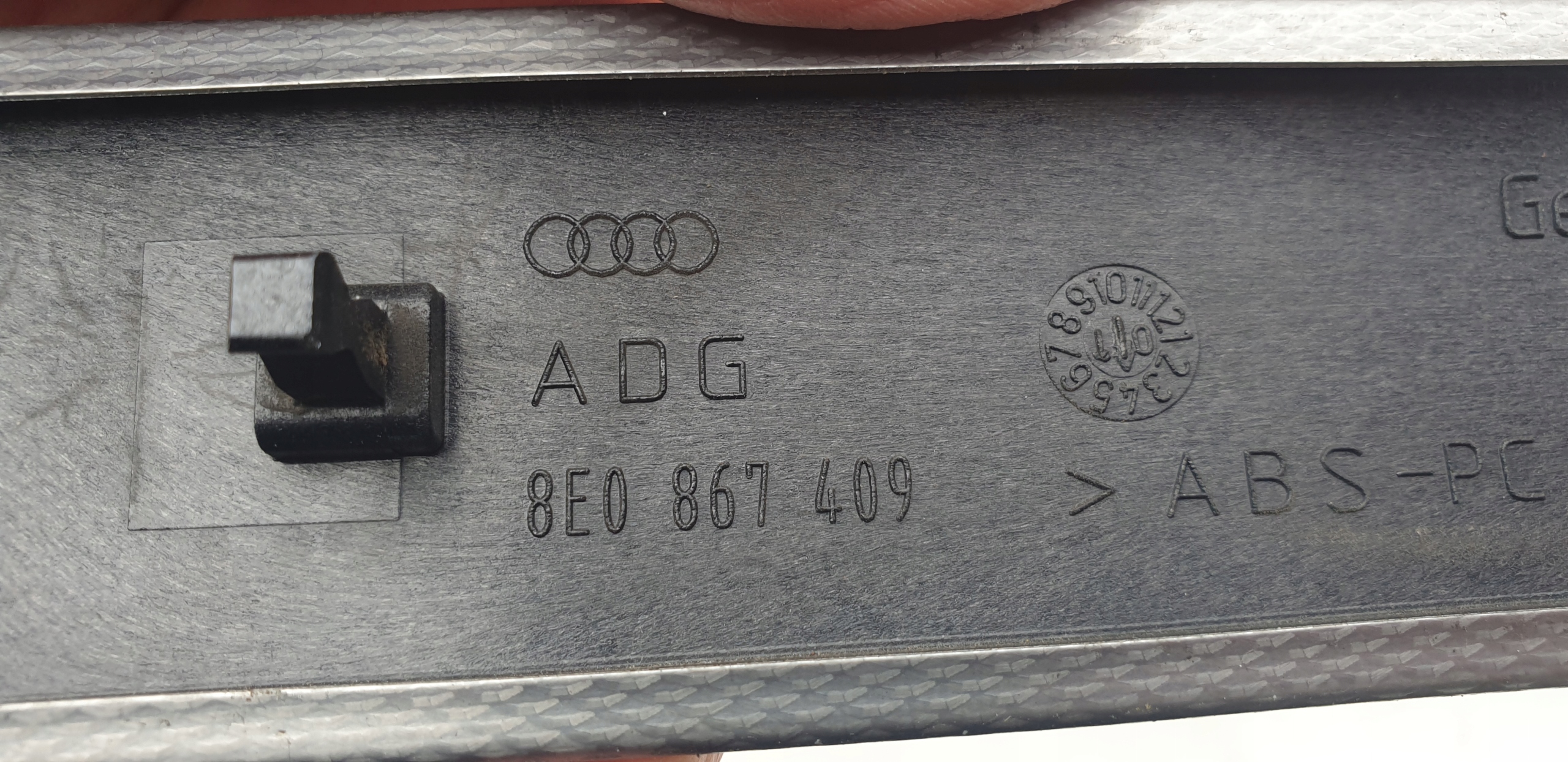listák OZDOBNE DESKI DEKOR AUDI A4 B7 2005