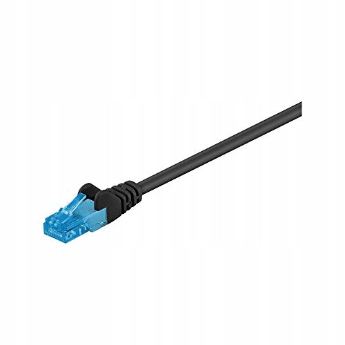 Goobay 55411 kabel sieciowy 7,5 m Cat6a U/UTP (UTP) Czarny