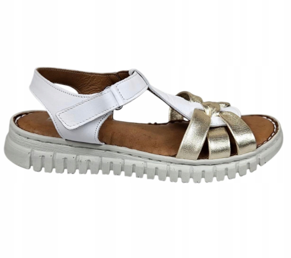 Artiker Dámské Ploché Sandály Obcas 56C0854 Bílé vel. 37