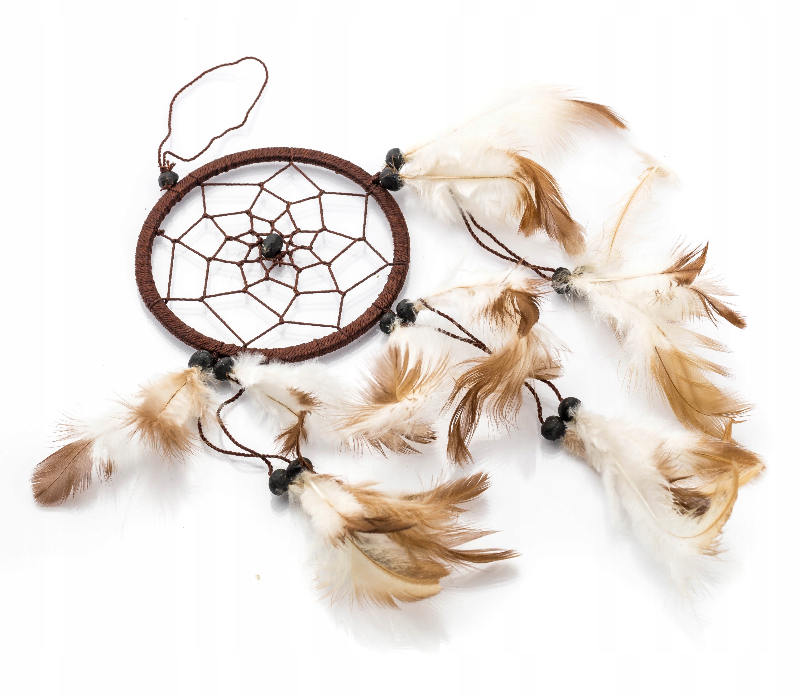 Łapacz Snów Dreamcatcher Bogate Piórka Mini