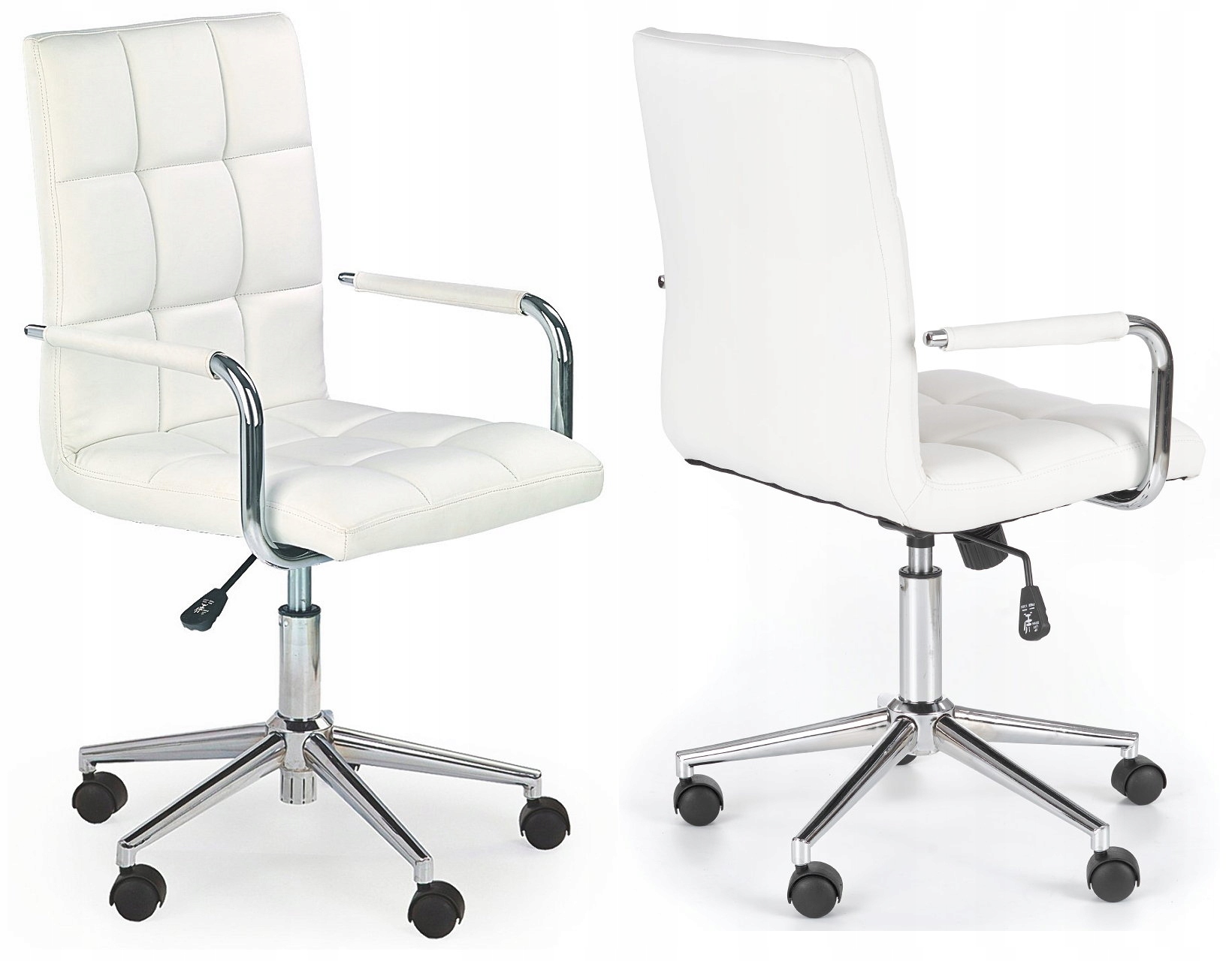 Fotel Biurowy Obrotowy Gonzo Biały Halmar