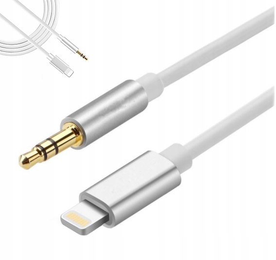 

Kabel Aux Lightning mini Jack 3,5mm iPhone iPad 1M