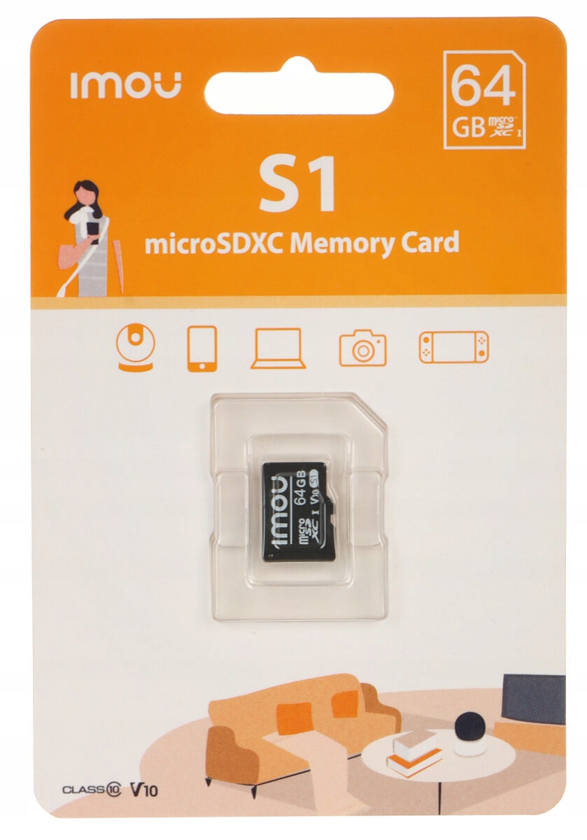 Paměťová karta microSD 64GB ST2-64-S1 Imou