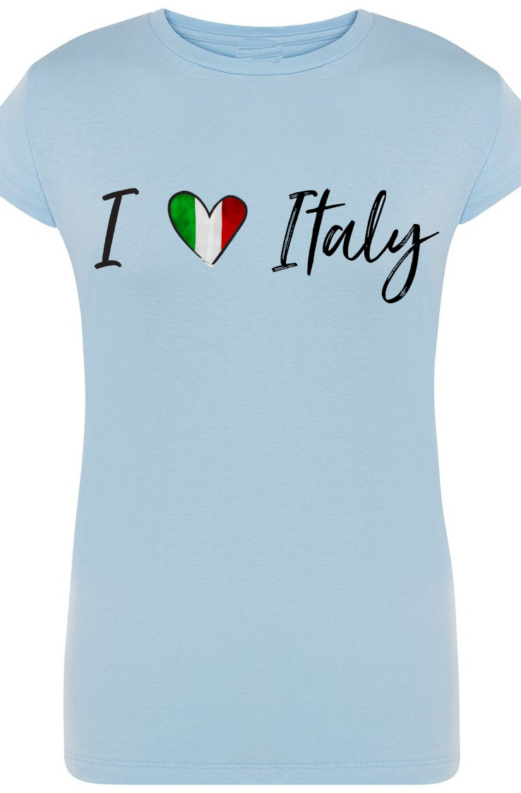 

I Love Italy Kocham Włochy Damski T-Shirt r.L