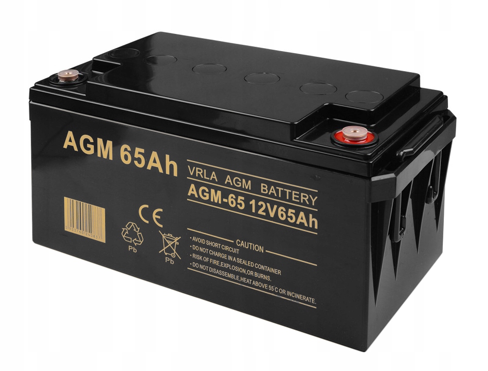 AGM BATTERY VOLT POLSKA VRLA 65AH UPS INVERTER CONVERTER Виробник Volt Polska