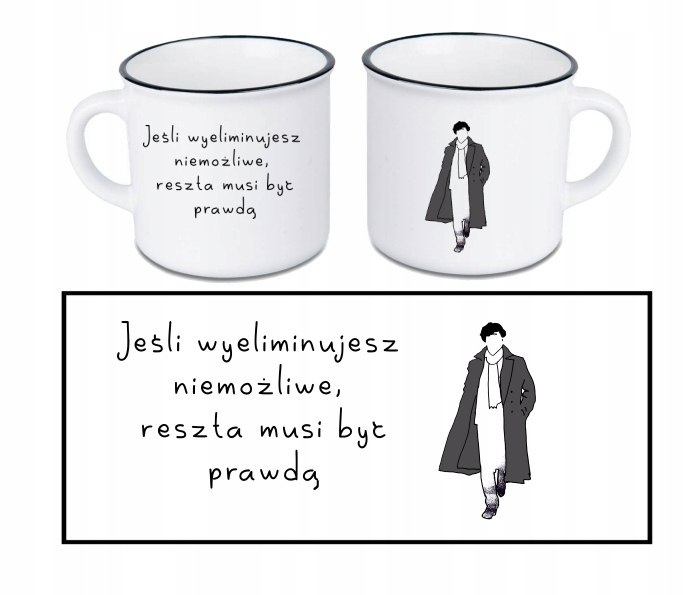 

Kubek Sherlock Holmes Detektyw Watson