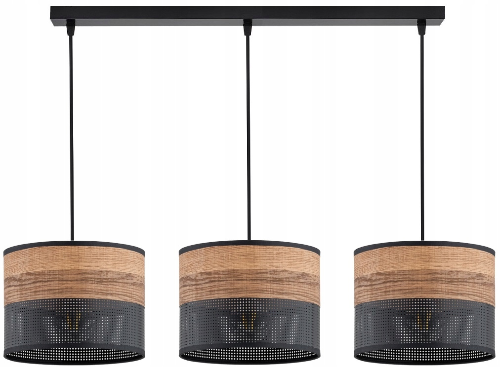 Lampa Wisząca Sufitowa Żyrandol Abażur Nowoczesna Led