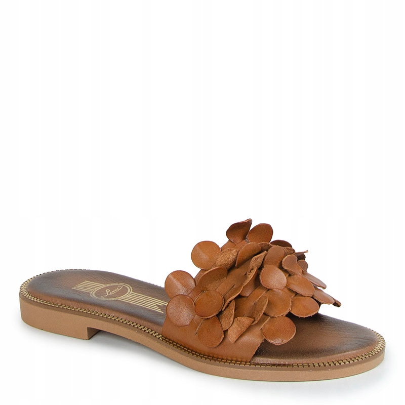 Lemar 40381 Hnědé Kožené Nazouváky 39