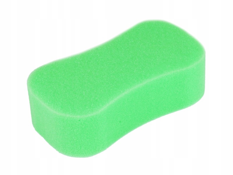 Gąbka do mycia samochodu Carmotion zielona 22×12×6,5 cm