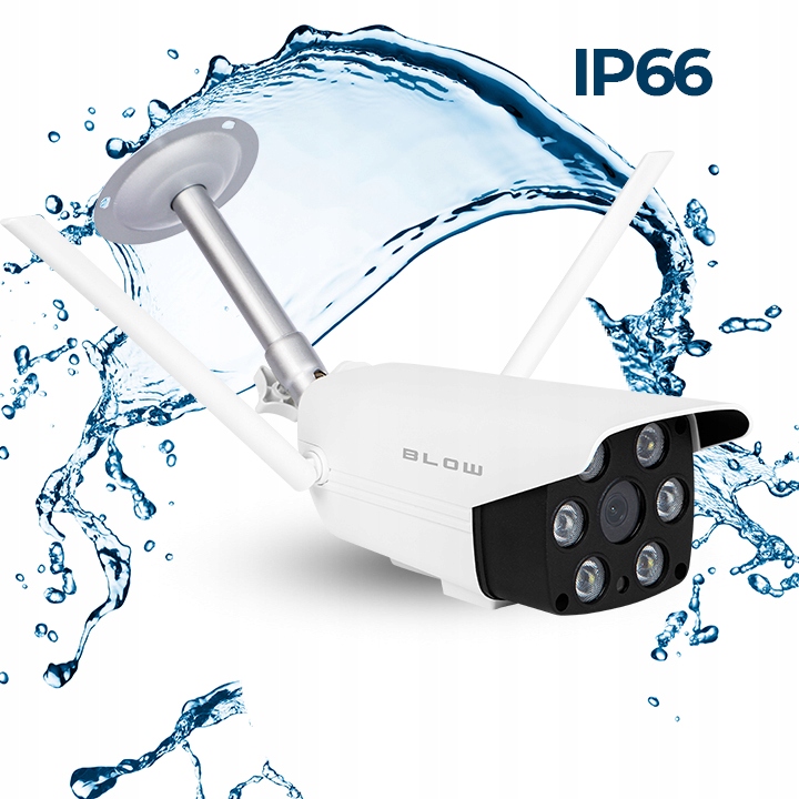 Kamera BLOW WiFi 3MP zewnętrzna interkom IP66 Rozdzielczość 3 Mpx