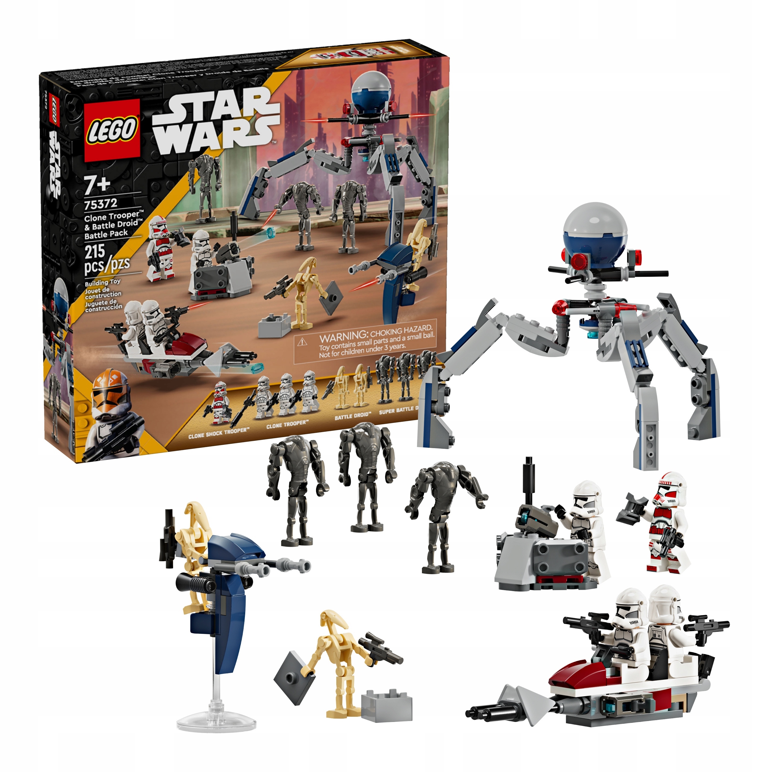 LEGO Star Wars ZESTAW BITEWNY Z ŻOŁNIEŻAMI ARMII KLONÓW 75372 + KATALOG PDF