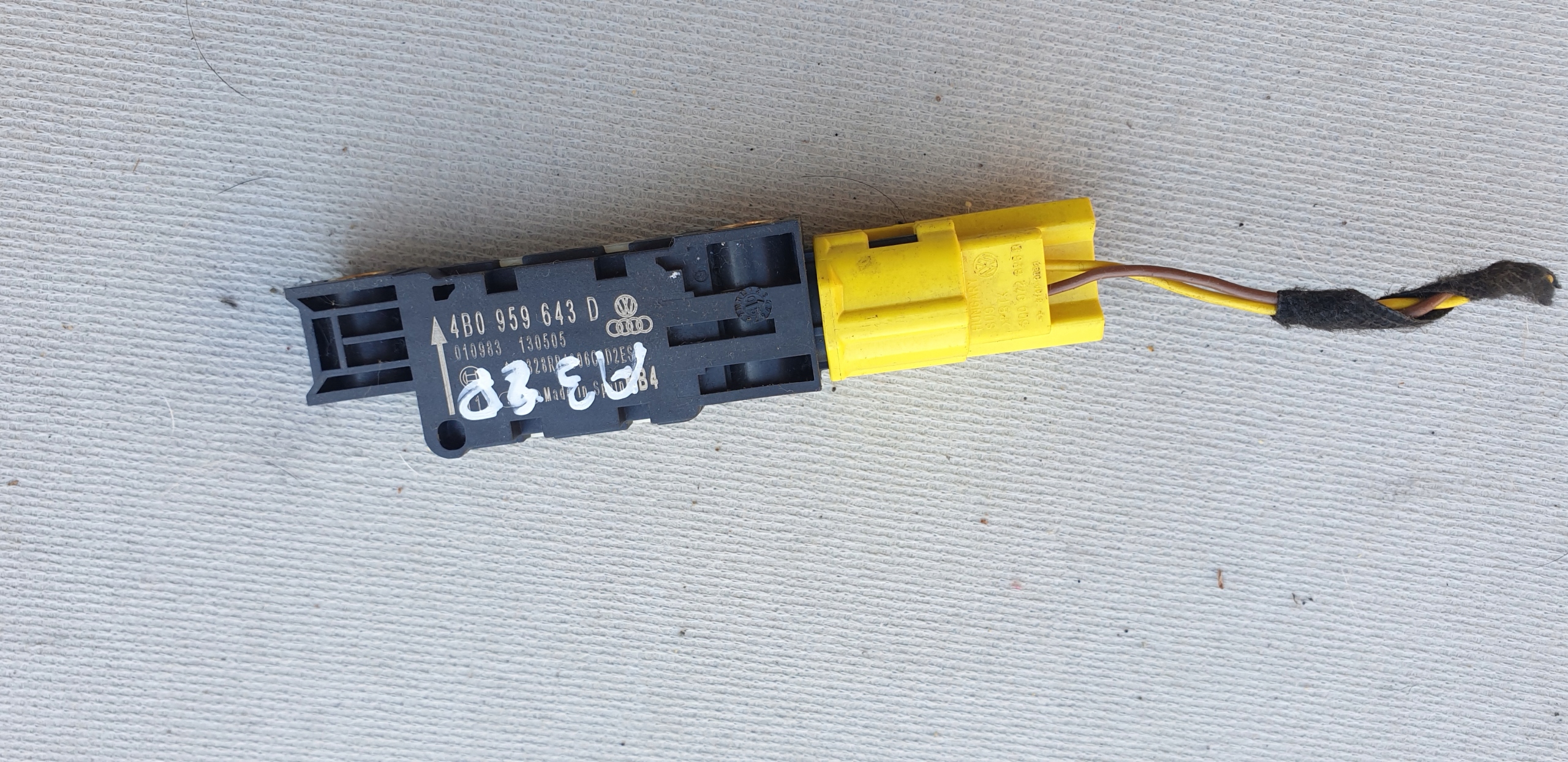 SENSOR airbag AUDI A3 8P 2003- 4B0959643D