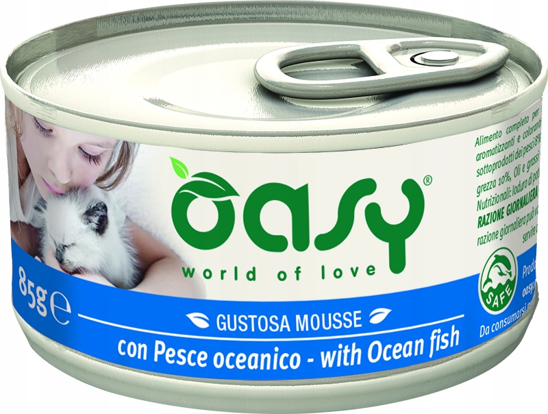 Oasy Caprice Mousse s mořskými rybami 85 g