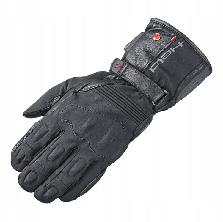 Moto rukavice Held Satu 2v1 Gore-tex čierna, koža/textil