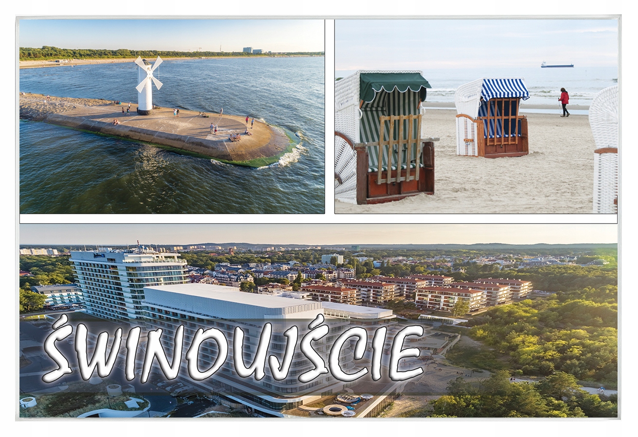 Magnesy na lodówkę miasta - ŚWINOUJŚCIE