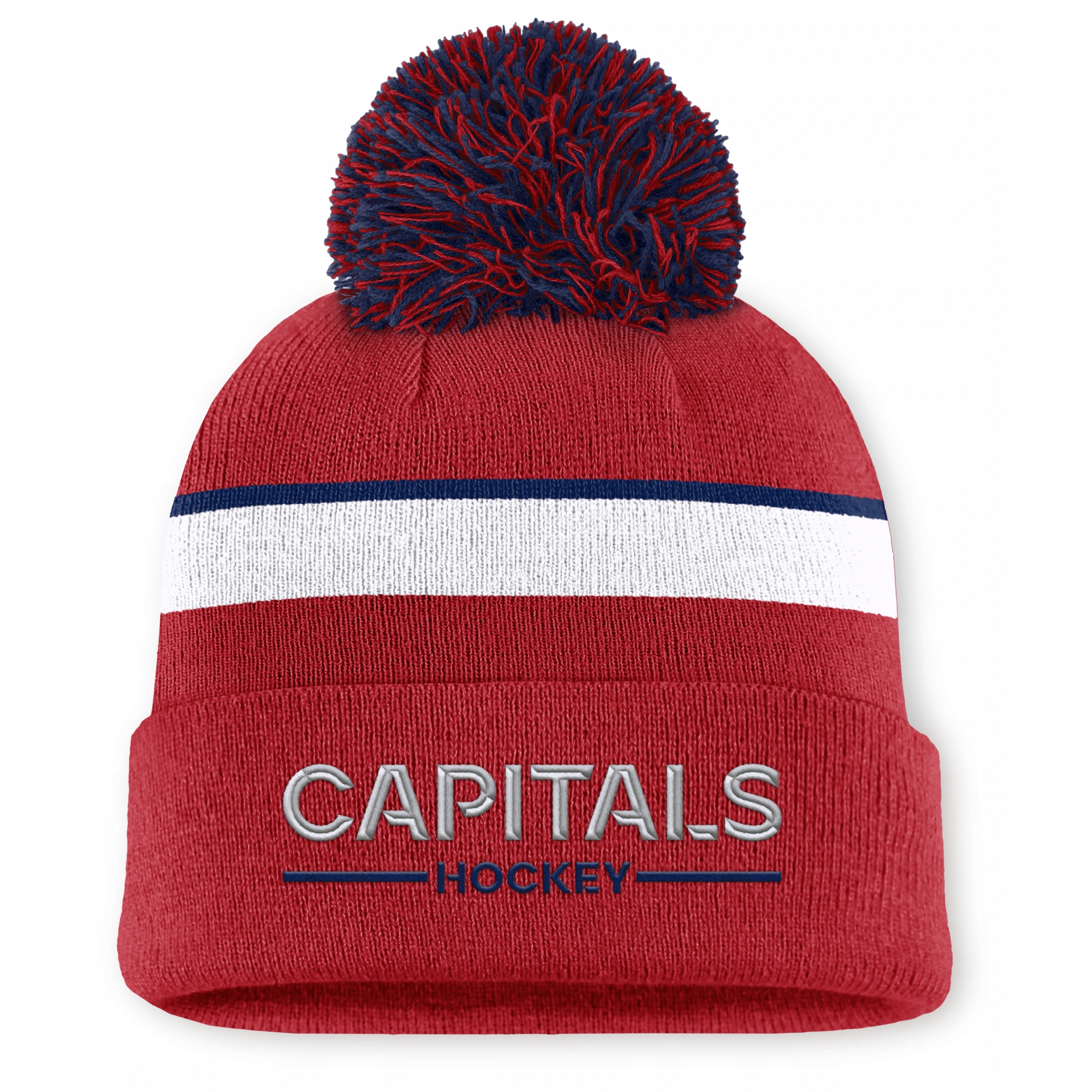 Dámská zimní čepice Washington Capitals Nhl Authentic Pro W/Cap Cuffed Pom