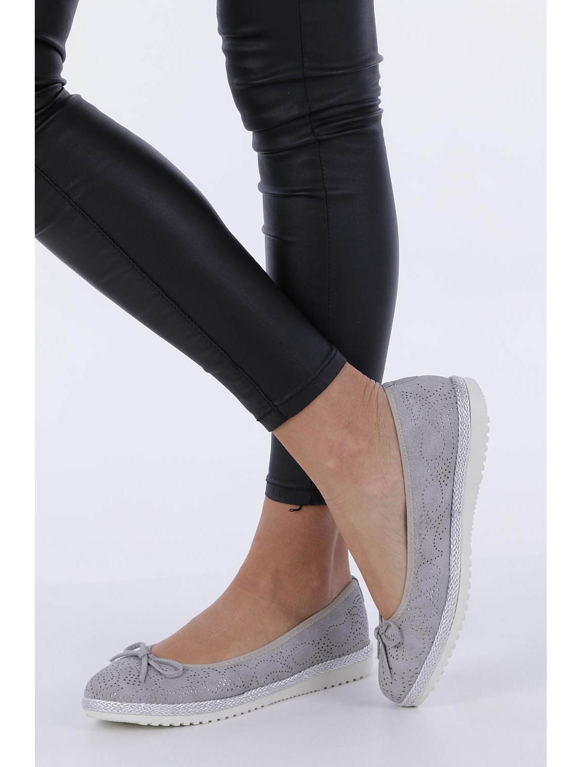 BALERINY ESPADRYLE WKŁADKA SKÓRA KOKARDKA NEW r 37 Oryginalne opakowanie producenta pudełko