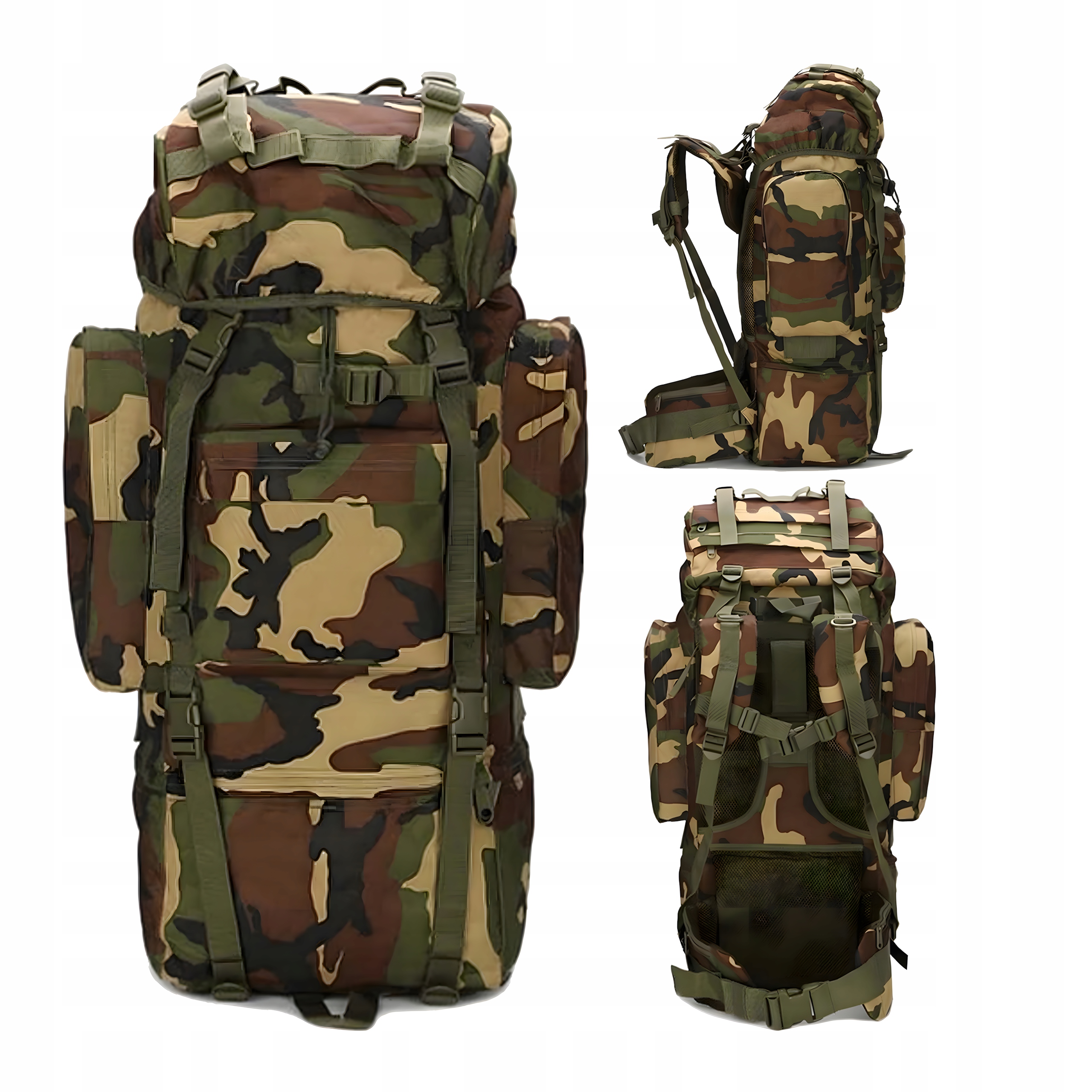 Plecak Taktyczny Wojskowy Militarny Turystyczny Survivalowy Górski Duży 65L