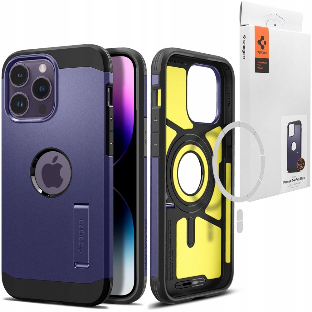 

Etui do iPhone 14 Pro Max, Spigen MAGsafe Purple