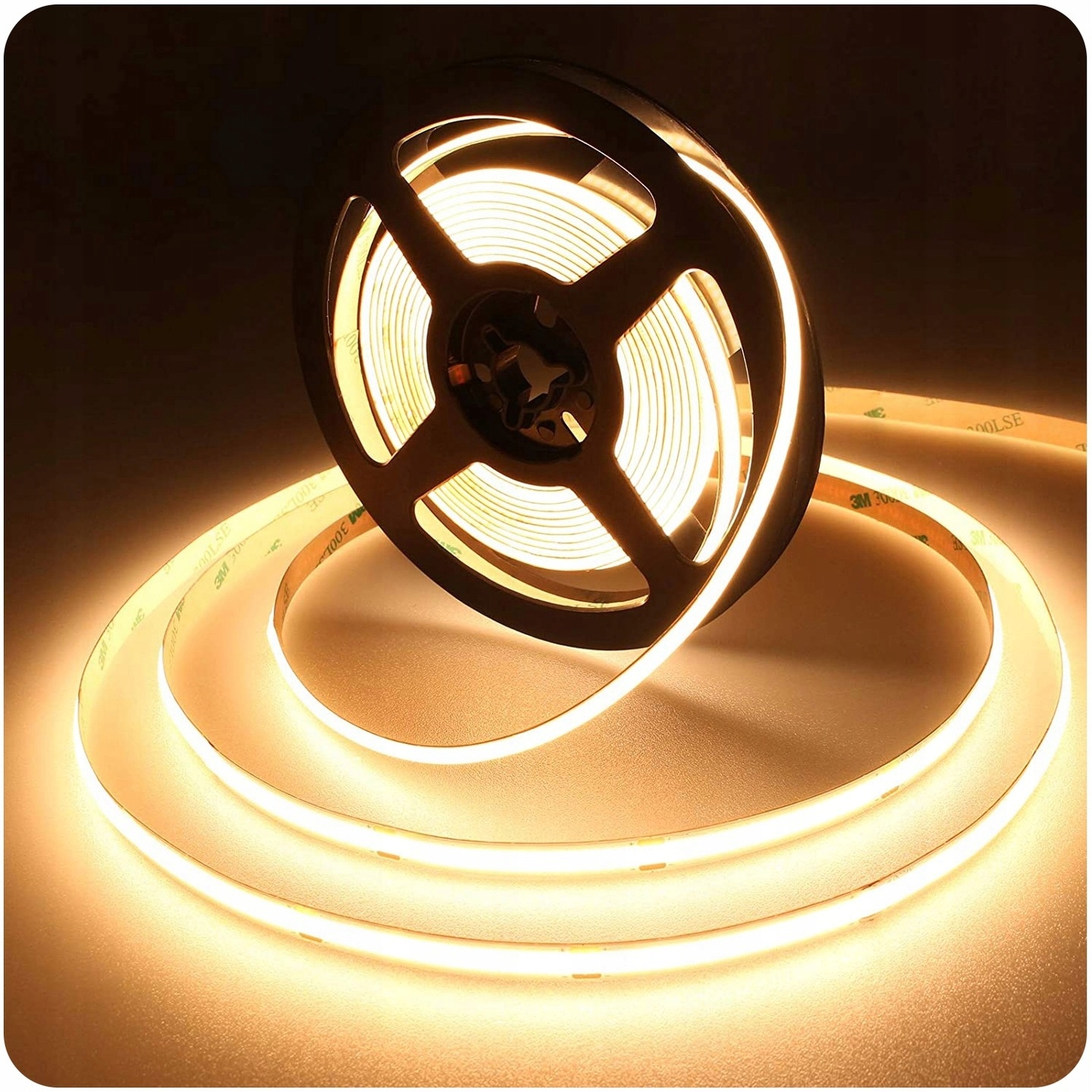 Taśma LED COB 12V Neutralny 5m linia LED- CENA ZA 5 METRÓW