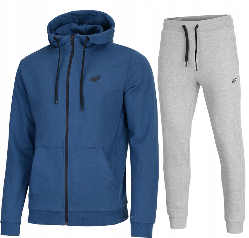 

4F Męski Dres Bawełna Komplet Bluza Spodnie L