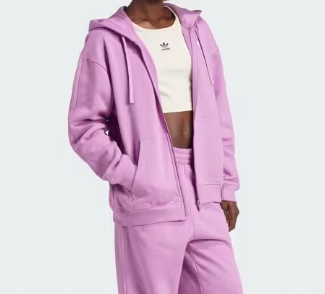 Adidas Oryginals Bluza Damska z kapturem sportowa młodzieżowa na zamek