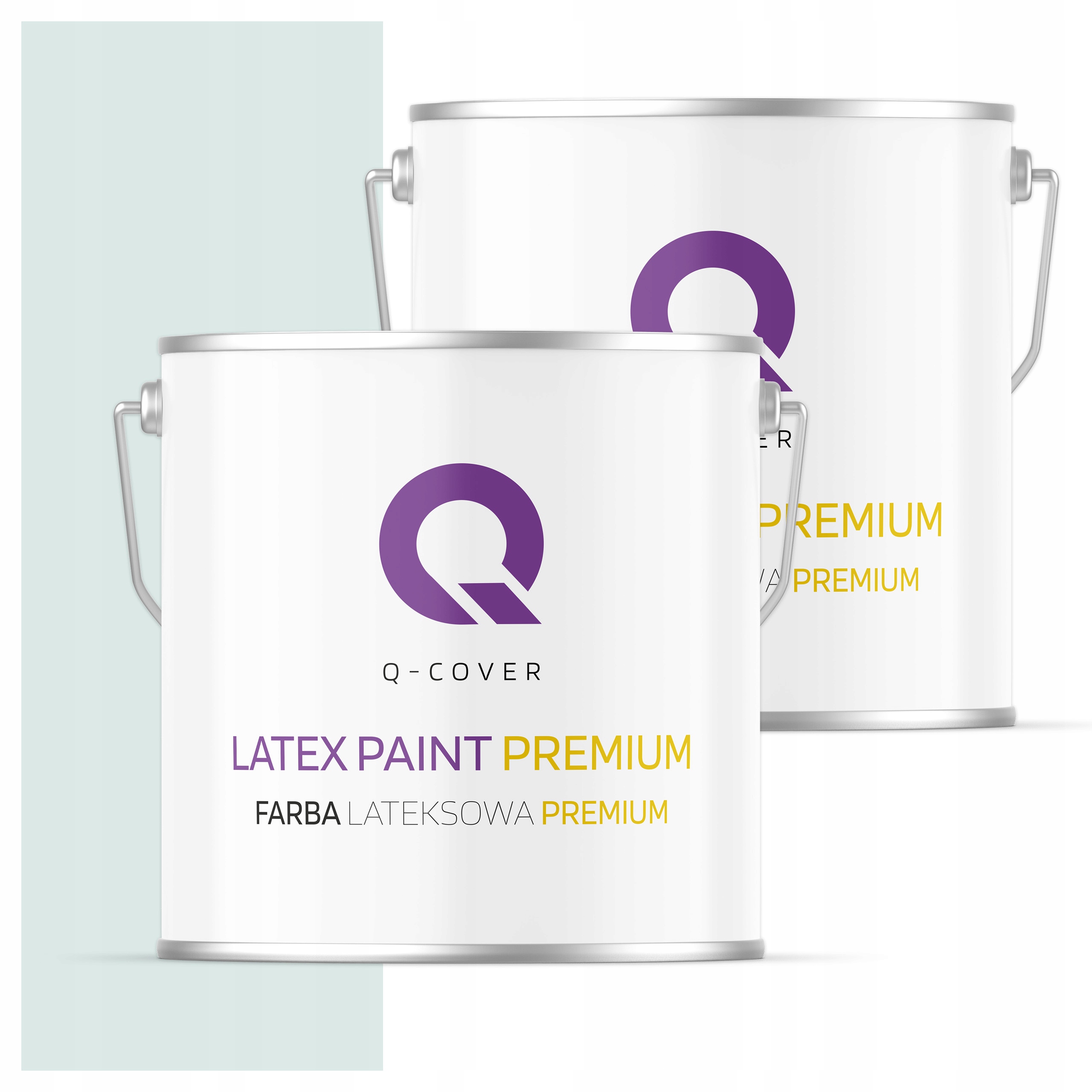 Farba odolná voči škvrnám Umývateľná na steny stropov 5L Hlboká matná Biela tyrkysová