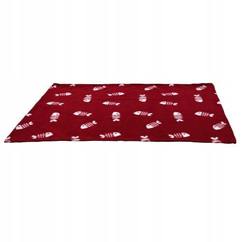 

Trixie Koc 100x70cm Bordo w Białe Ryby York