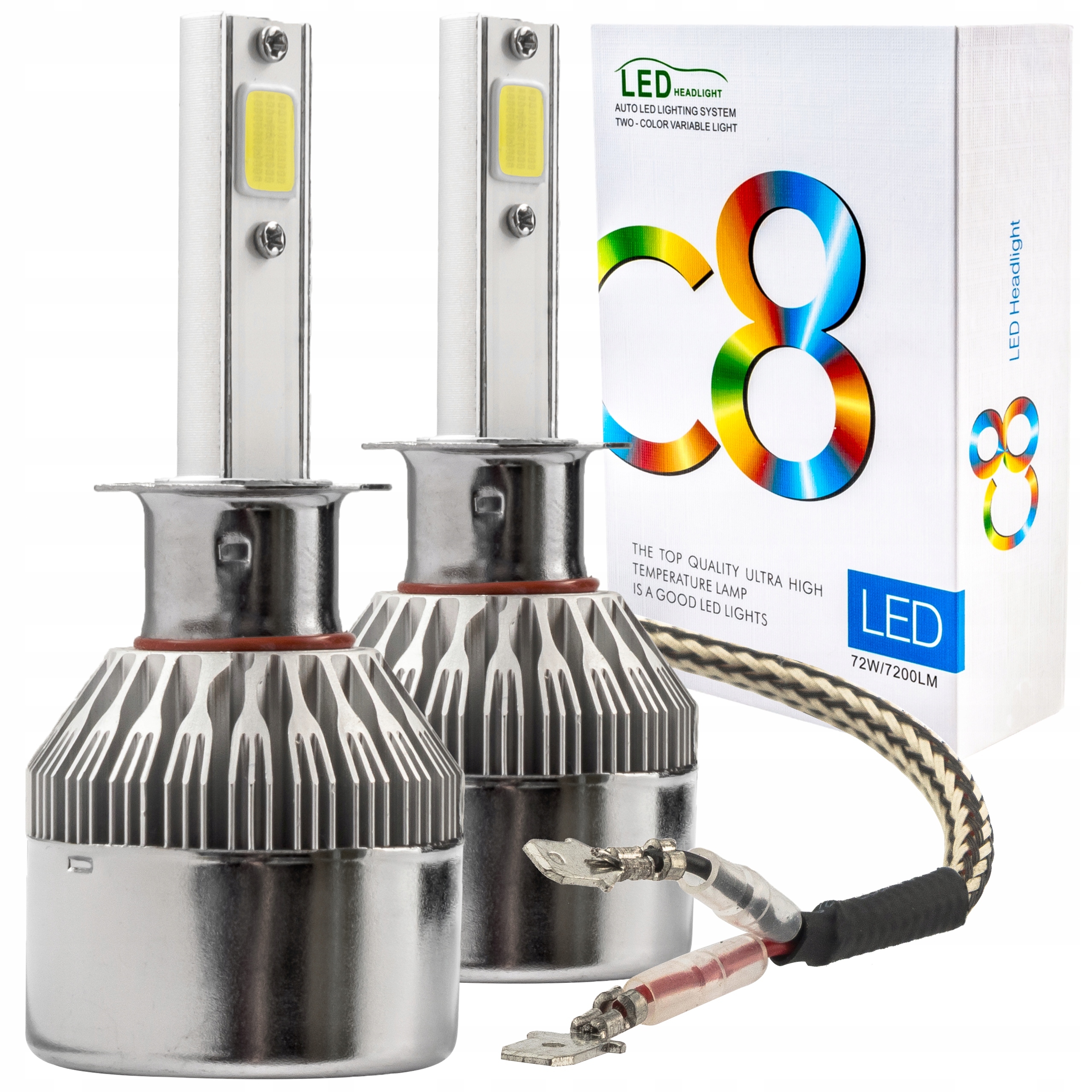 

Żarówki Led Cob CSP-8 UltraPower H1 72W C8 14400lm