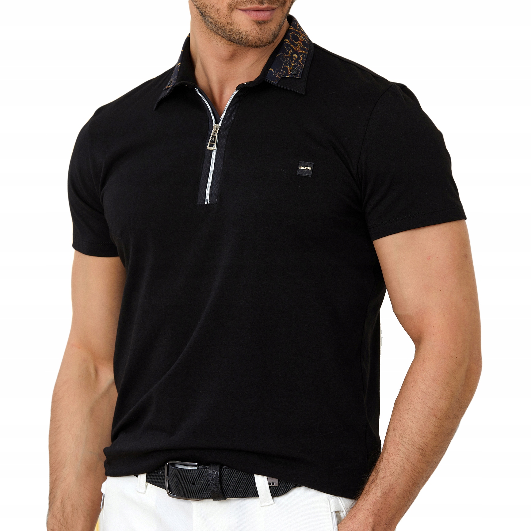 

Polo T shirt Bluzka Męska Mondo Limited Zamek