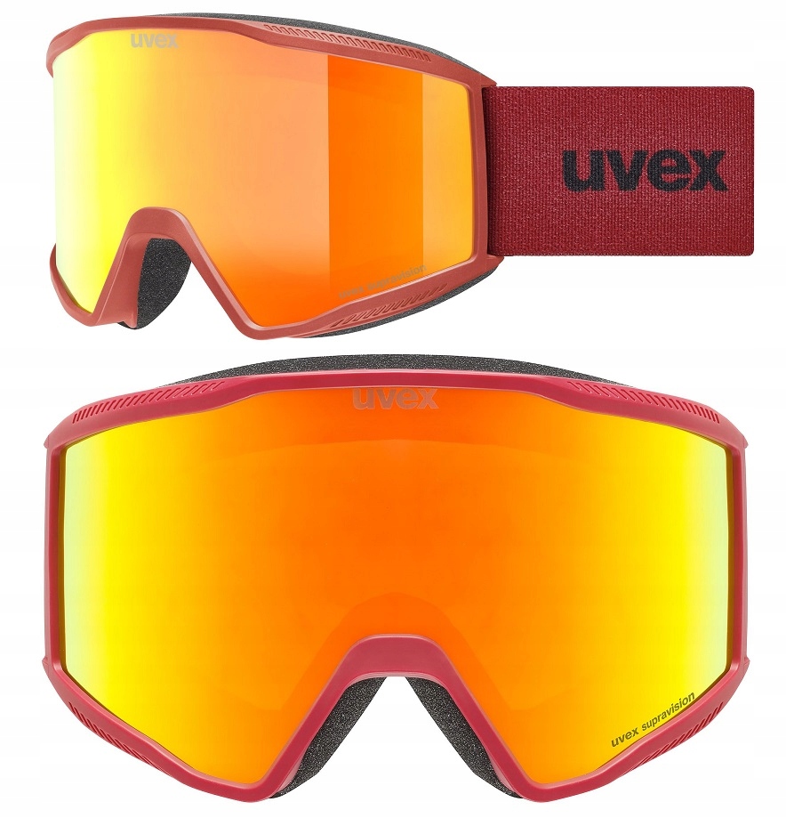 Lyžařské brýle Uvex Blast Fm rust red mat Sklo mirror Red