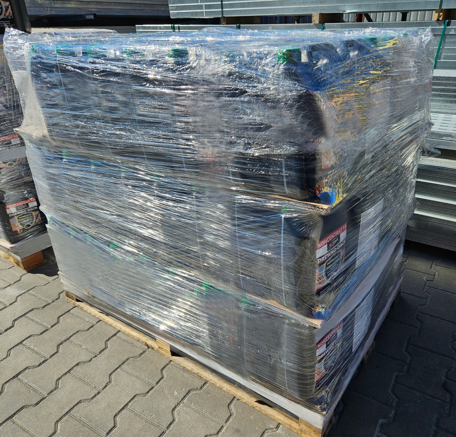 IMPREGNAT DO WIĘŹBY DACHOWEJ koncentrat 1:9 drewna konstrukcyjnego Kolor producenta Zielony