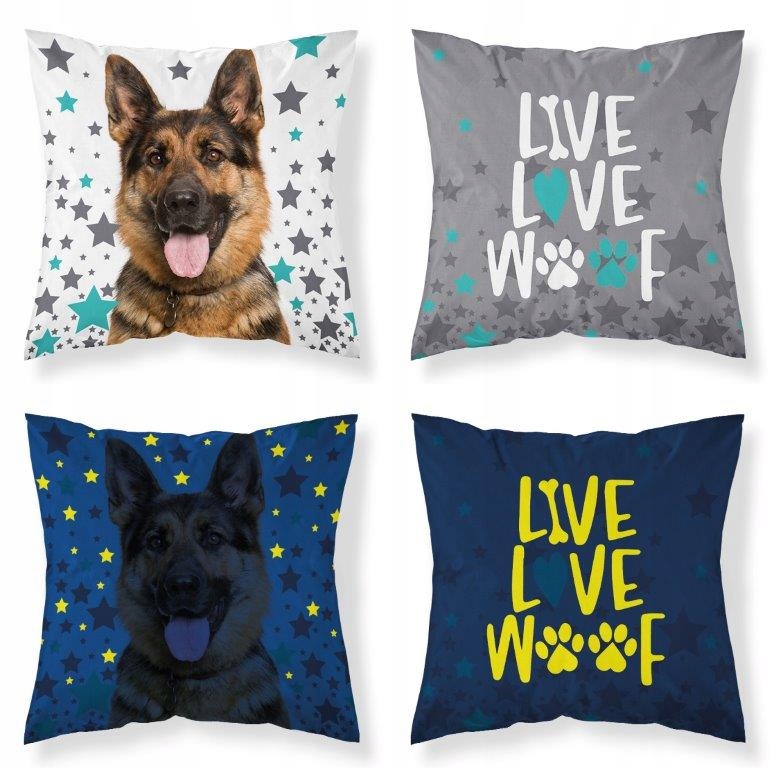 

Poszewka Na Poduszkę 40x40 pies Fluo