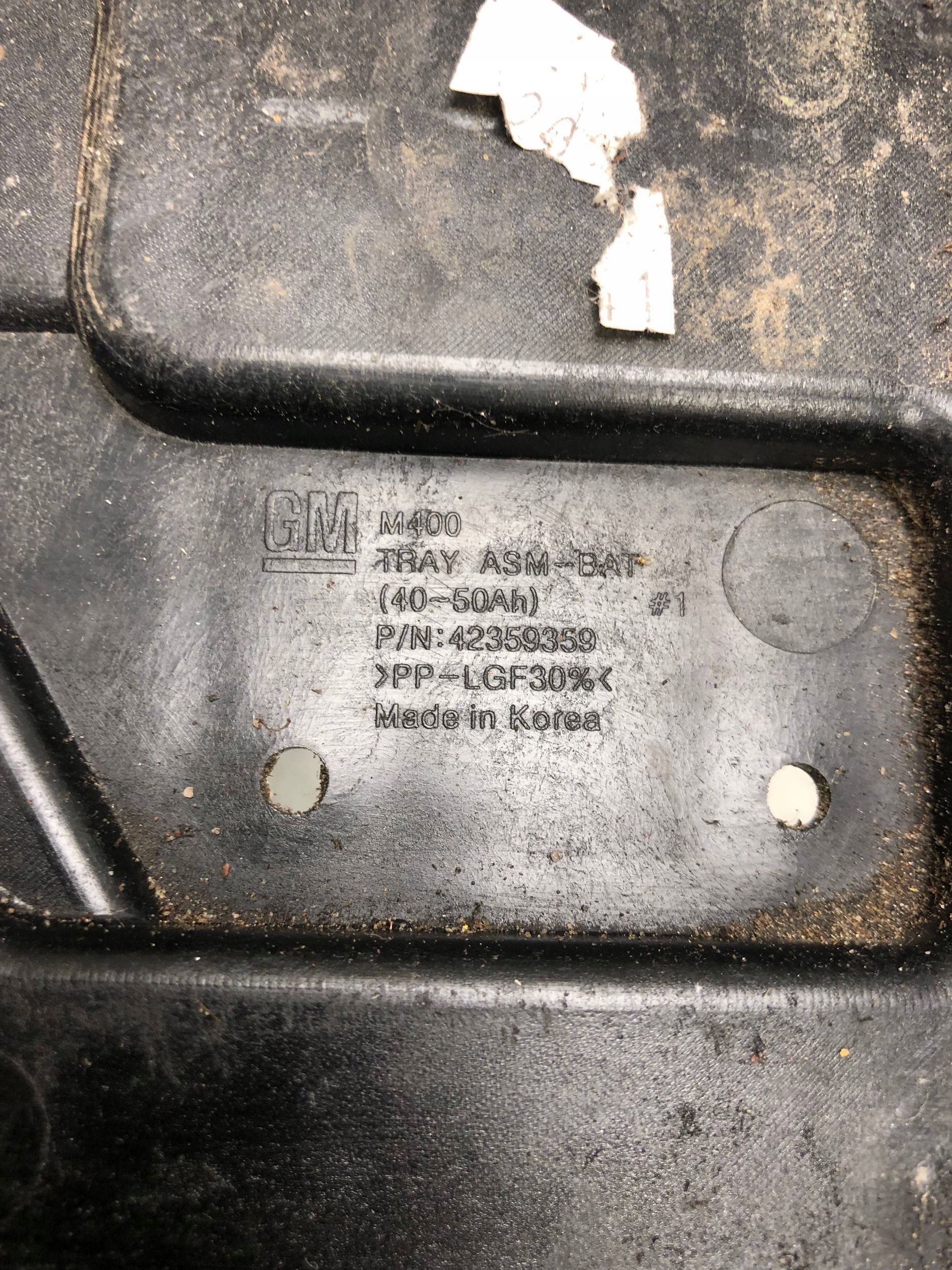 držač akumulatora OPEL KARL 42359359
